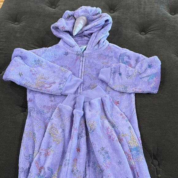 The children’s place unicorn onesie size 5/6 - Picture 1 of 3